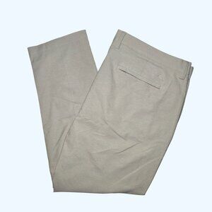 Tommy Bahama On Par Flat Front Island Zone Pants Men’s 42x30 (42x29) Chino Beige